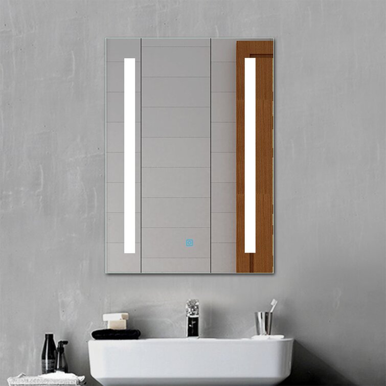 Wayfair bathroom store mirrors with lights